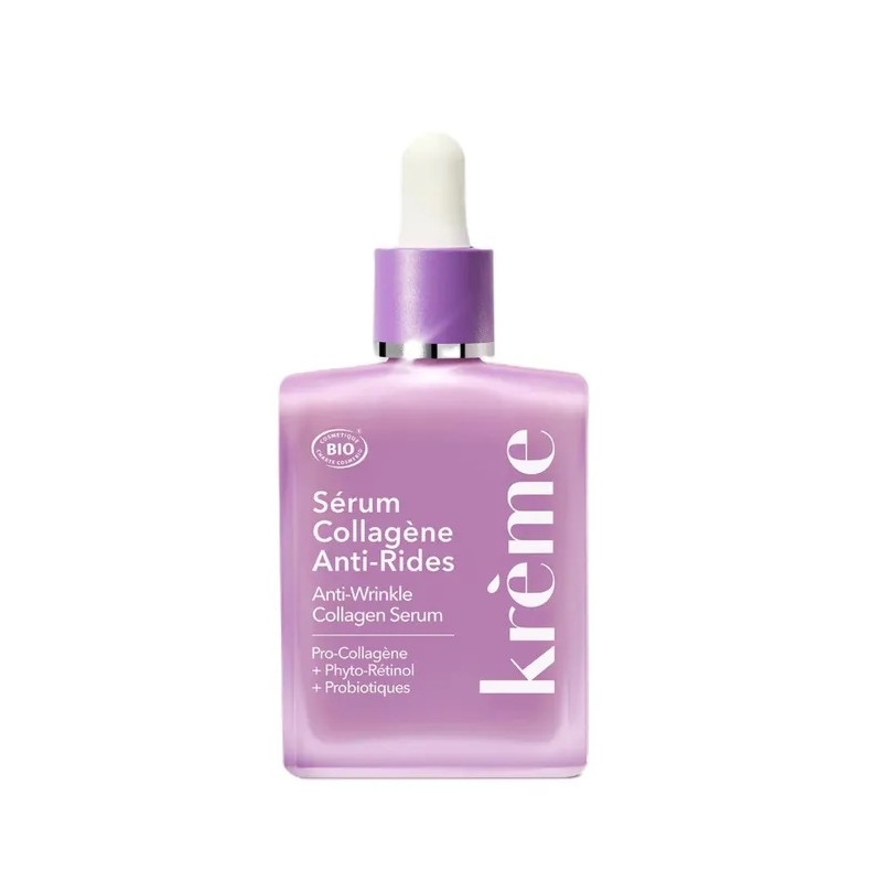 KREME Sérum Collagène Anti-Rides Bio, 30ml