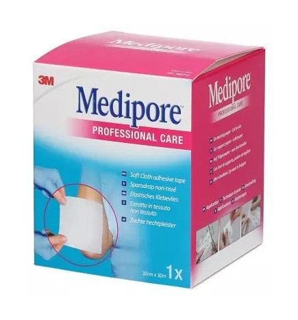 MEDIPORE – Sparadrap Multi-Extensible Non-Tissé, 100 mm x 10 m