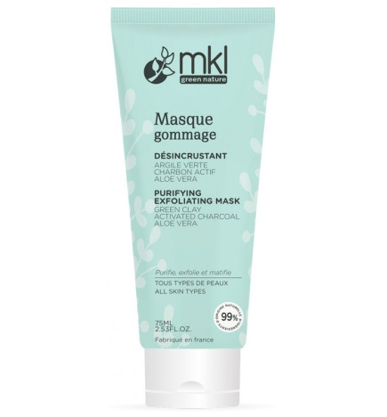 MKL Masque Gommage Désincrustant Bio – 75 ml