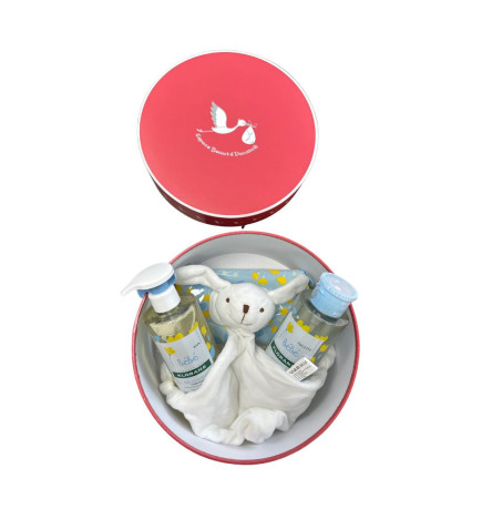 Klorane – bébé coffret rose, 3 produits & 1 doudou