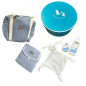 Cattier – Bébé, coffret naissance bleu + sac et doudou offert Cattier – Bébé, coffret naissance bleu + sac et doudou offert