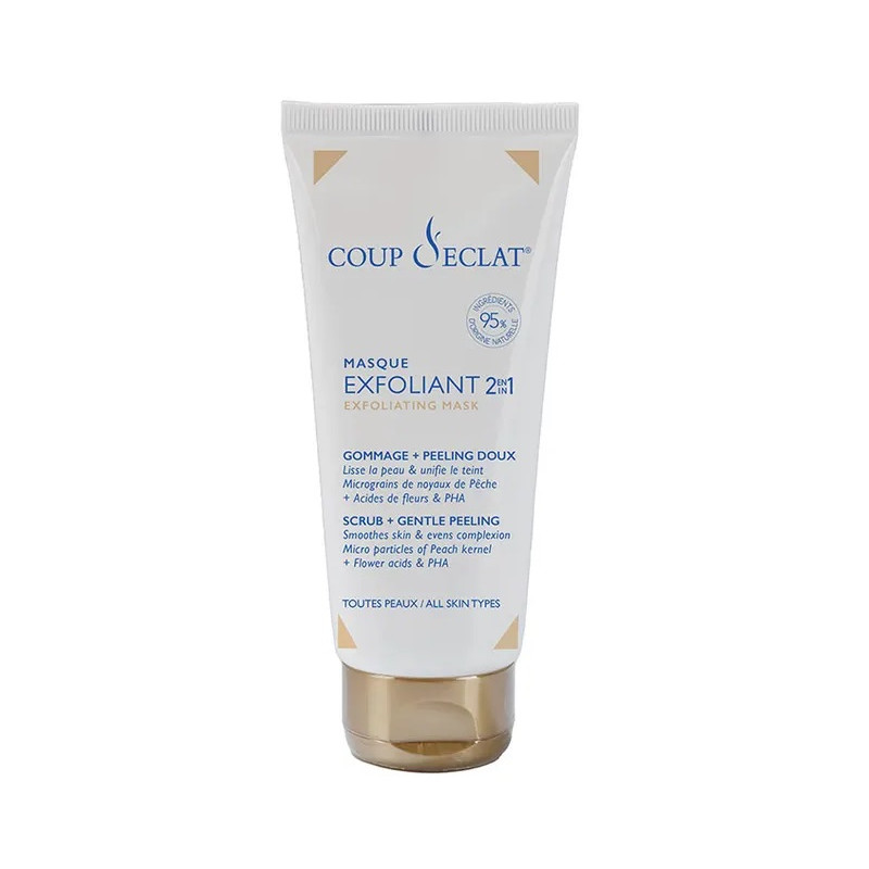 COUP D'ECLAT Masque Exfoliant 2 en 1, 75ml