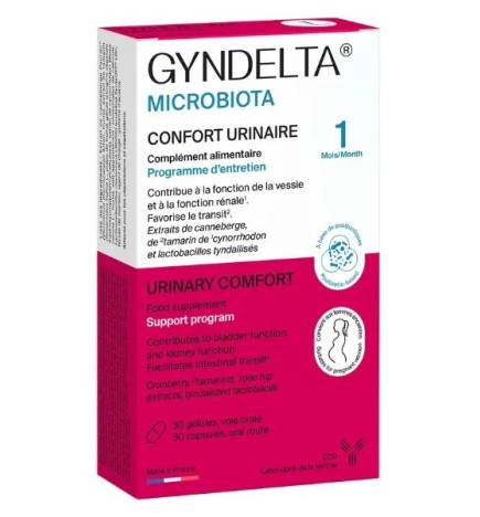 Gyndelta – Microbiota Confort Urinaire, 30 Gélules