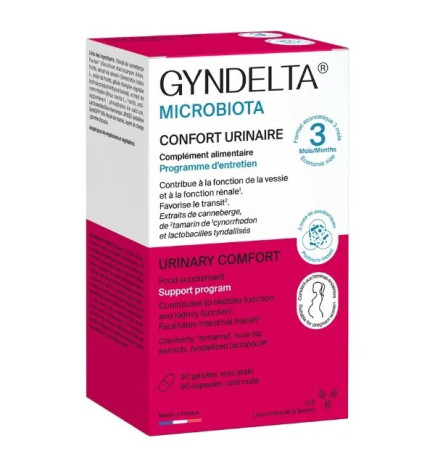 Gyndelta – Microbiota Confort Urinaire, 90 Gélules