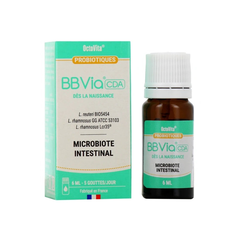 Octovita – Bbvia cda gouttes probiotiques bébé, 6ml
