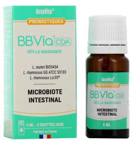 Octovita – Bbvia cda gouttes probiotiques bébé, 6ml