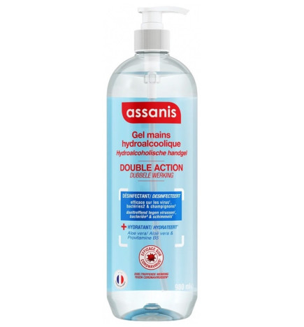 ASSANIS – Gel Mains Hydroalcoolique, 980 ml