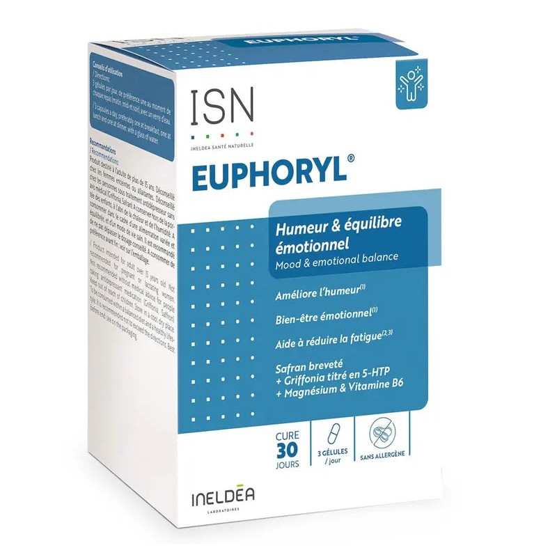 INELDEA Santé Naturelle Euphoryl, 90 Gelules