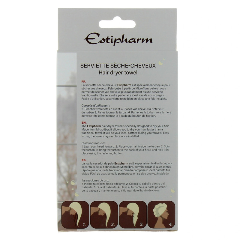 Le Comptoir des Tendances –  Serviette SècheCheveux Microfibre