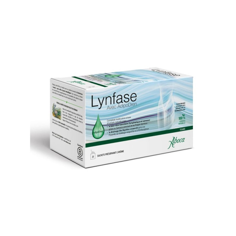 LYNFASE Tisane Confort Lymphatique & Drainage, 20 sachets