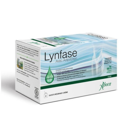 Aboca – Lynfase tisane confort lymphatique et drainage, 20 sachets