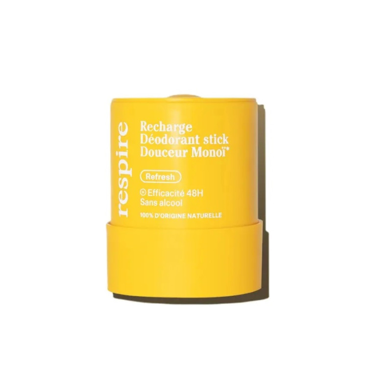 RESPIRE Recharge Déodorant Douceur Monoï Stick, 50g