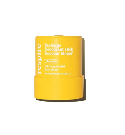Respire – Recharge Déodorant Douceur Monoï Stick, 50 g