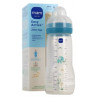 MAM Easy Active Biberon 2ème Âge 330 ml 6 Mois et + Débit Très Rapide - Couleur : Bleu Ocean