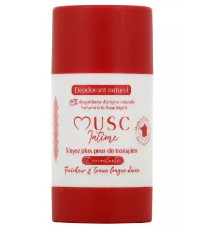 Musc Intime – Déodorant naturel Rose Mystik, 50 g