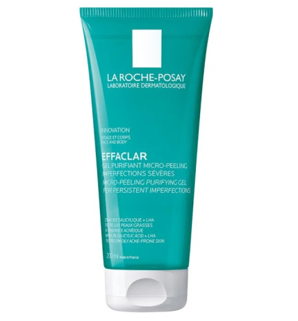 La Roche-Posay – Effaclar Gel purifiant micro-peeling, 200 ml