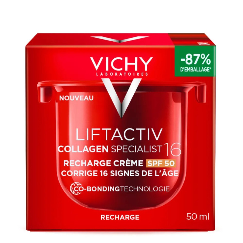 VICHY Liftactiv Supreme Recharge Crème Jour Anti-âge Pro-Collagène SPF50 50ml