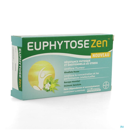 Euphytose – Stress concentration, 30 comprimés