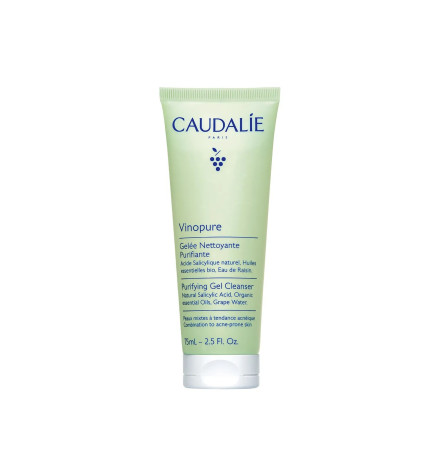 Caudalie – vinopure gelée nettoyante purifiante, 75 ml
