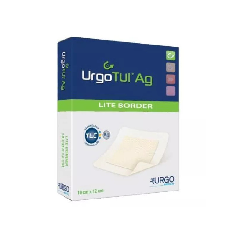 URGO Urgotul Argent Lite Border 6.5X10Cm 10