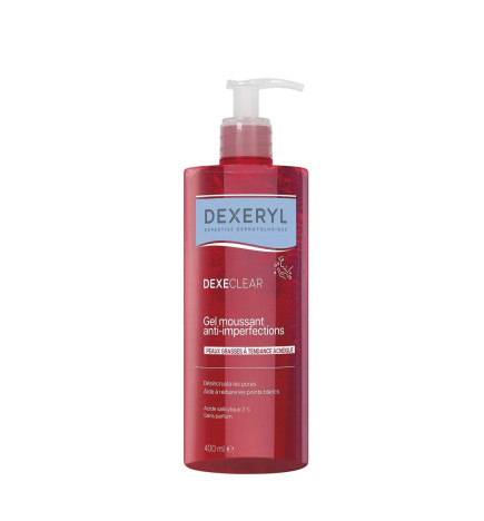 Dexeryl – Dexeclear gel moussant anti-imperfections, 400 ml