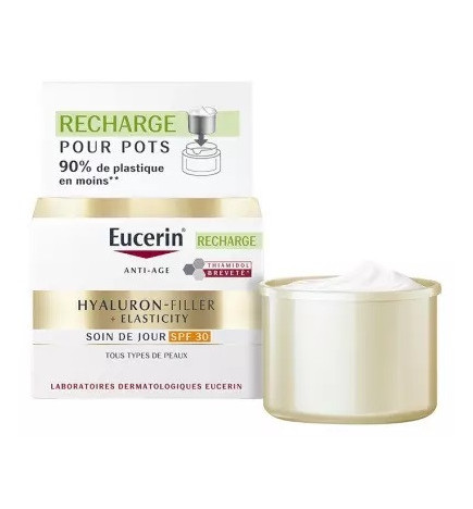 Eucerin –  HyaluronFiller + Elasticity  Recharge Soins de Jour SPF30 50ml