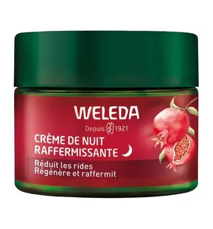 Weleda – Crème de Nuit Raffermissante Grenade Maca, 40 ml