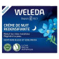 Weleda – Crème de Nuit Redensifiante Gentiane Bleue & Edelweiss, 40 ml