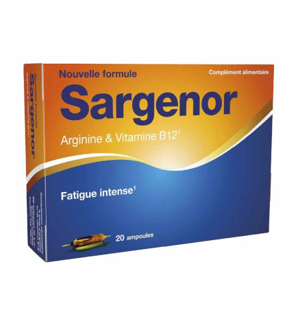 Sargenor – Arginine & Vitamine B12, ampoules