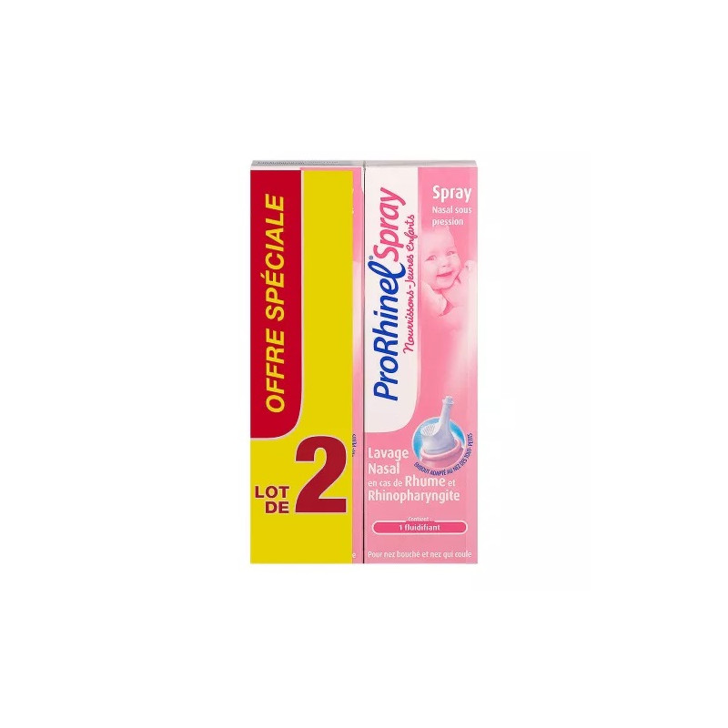 PRORHINEL - Spray Lavage Nasal Enfant/Nourrisson, 2 X 100ML