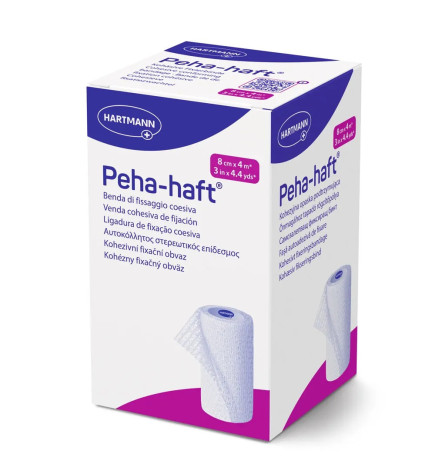 Hartmann – Peha - Haft Bande Cohésive Sans Latex 8CM X 4M, x1
