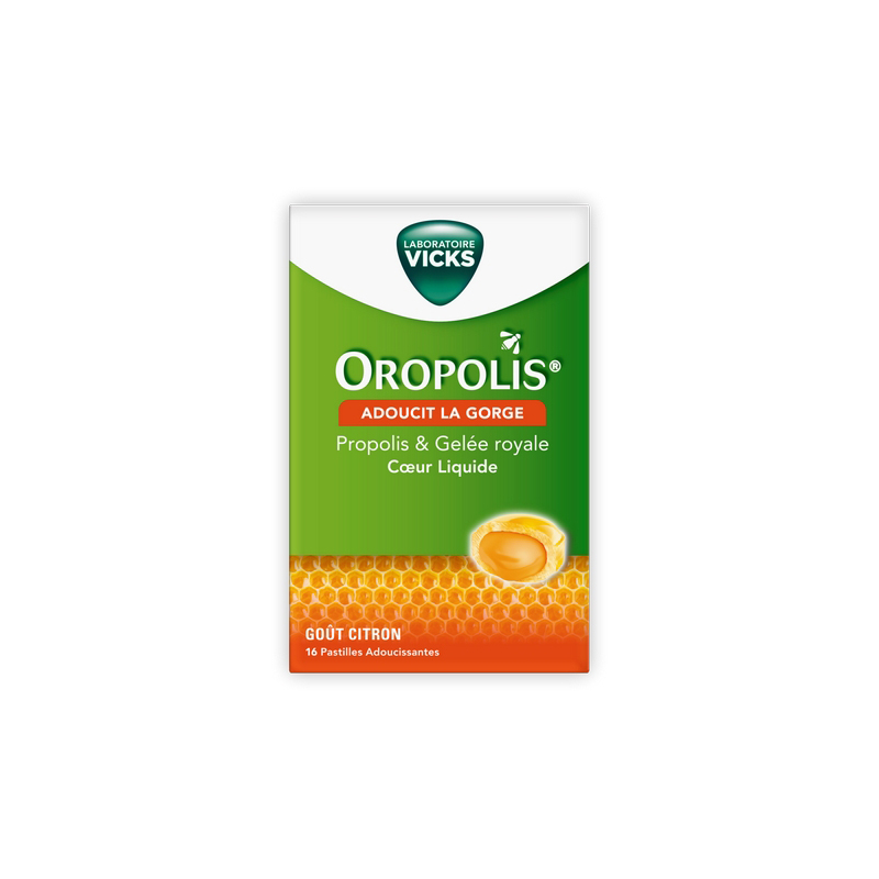 VICKS - Oropolis Pastilles Adoucissantes Gelée Royale, 24 PASTILLES