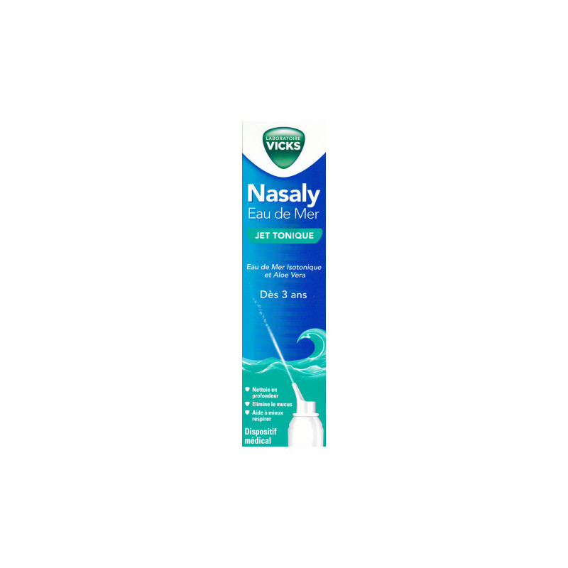 VICKS - Nasaly Eau De Mer Jet Tonique, 120ML