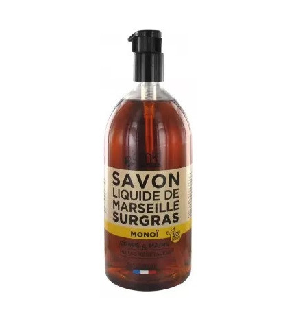 MKL – GREEN NATURE  Savon Liquide De Marseille Huile D’Argan & Monoï, 1L