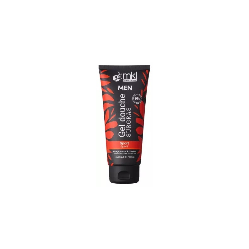 MKL GREEN NATURE - Men Gel Douche Surgras Sport 3 En 1, 200ml