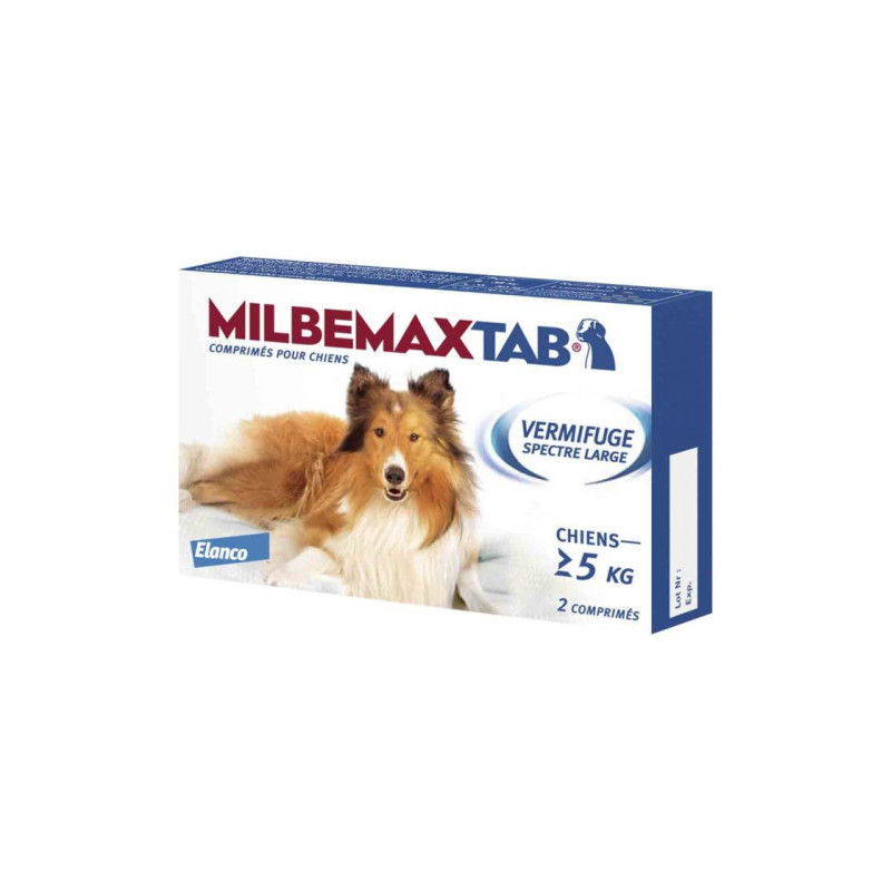 MILBEMAX - Vermifuge Large Spectre Chiens Adultes, 1 comprimé