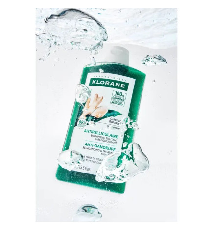 Klorane – shampoing rééquilibrant antipelliculaire au galanga, 200 ml