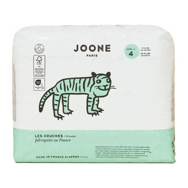 JOONE - 24 couches taille 4 (7-14kg), Malo Bleu