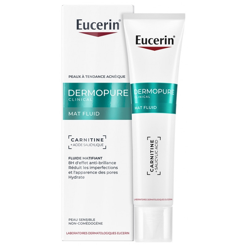 EUCERIN - DermoPure Clinical fluide matifiant, 40ml