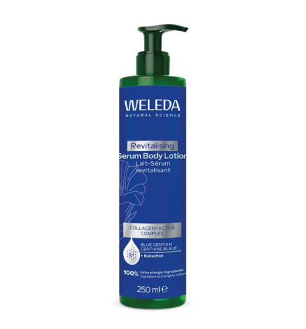 Weleda – Lait-Sérum Corps Revitalisant à la Gentiane Bleue, 250 ml