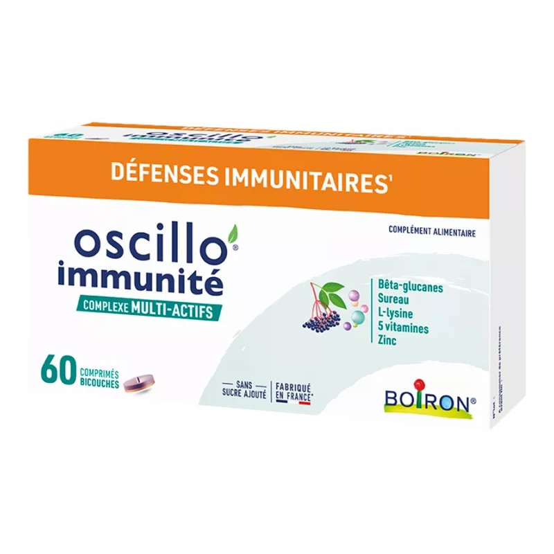 BOIRON – Oscillo’Immunité Adulte Complexe Multi-Actifs, 60 comprimés