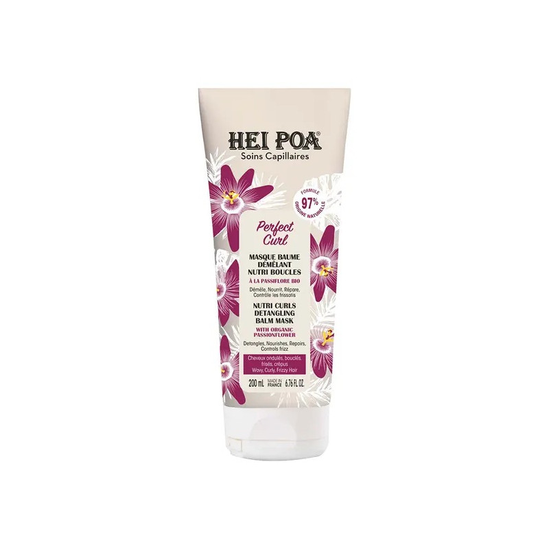 HEI POA – Masque Baume Démêlant Nutri Boucles, 200ml