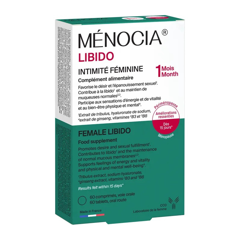 CCD – Ménocia Libido, 1 mois (complément alimentaire)