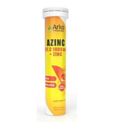 Azinc – Vitamine c + zinc 1000 mg, comprimés effervescents