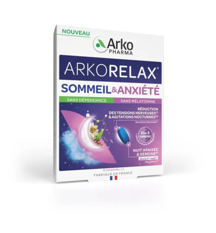 Arkorelax – Sommeil & anxiété, 15 comprimés