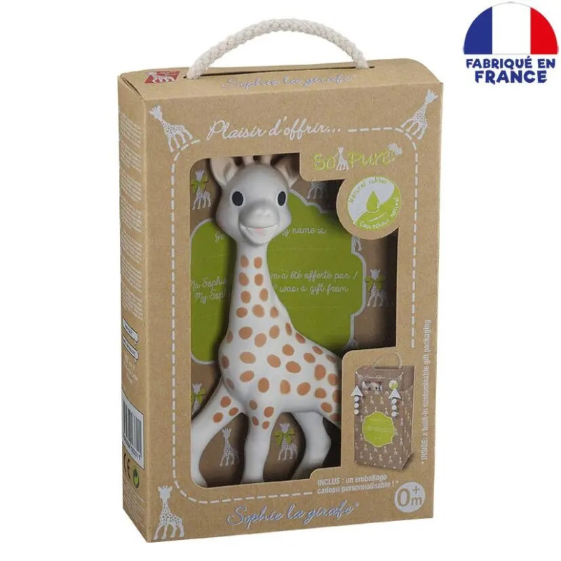 SOPHIE LA GIRAFE – So Pure avec Emballage Cadeau Intégré