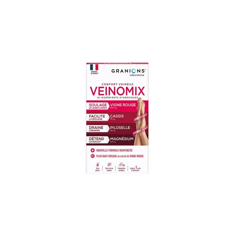 GRANIONS – Veinomix, 30 comprimés