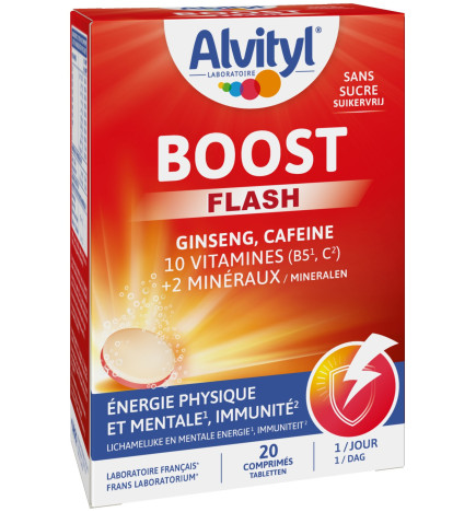 Alvityl – Boost ginseng & caféine, 20 comprimés effervescents