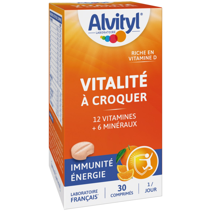 Alvityl – Vitalité immunité énergie, 30 comprimés à croquer