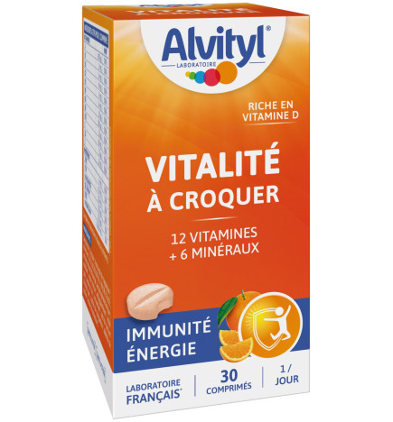 Alvityl – Vitalité immunité énergie, 30 comprimés à croquer